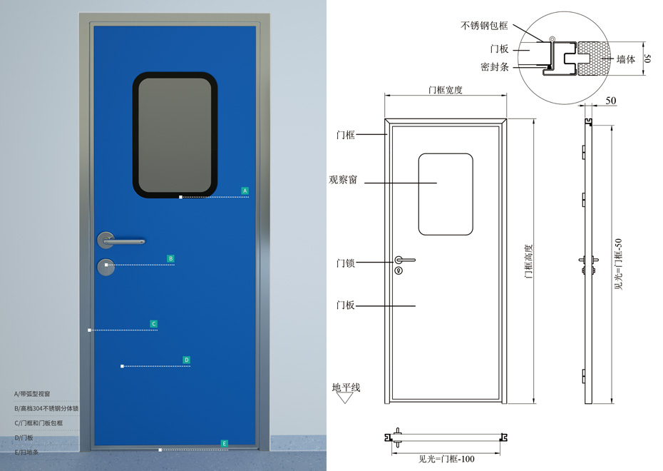 洁净室钢制门定制哪家品质有保障？